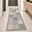 Non Slip Rug Flat Weave Check Kitchen Living Room Carpet-907847375-907847368