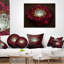 Coussin floral à fleurs fractales-29827898-29565928-29854352