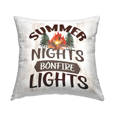 Coussin décoratif imprimé Summer Nights par Kim Allen