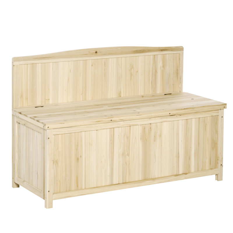 Solid Wood Fir Outdoor Bench
