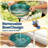 Rieleigh Polyresin Bird Bath Bowl with Solar Fountain-723620053