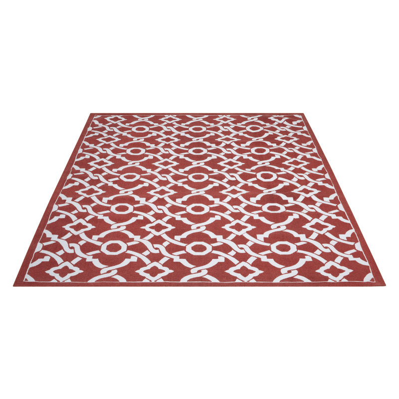 Cullacabardee Geometric Indoor Rug, Rectangle 5' x 7'