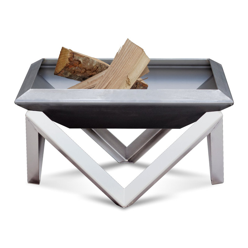 Square Steel Wood Burning Smokeless Fire Pit