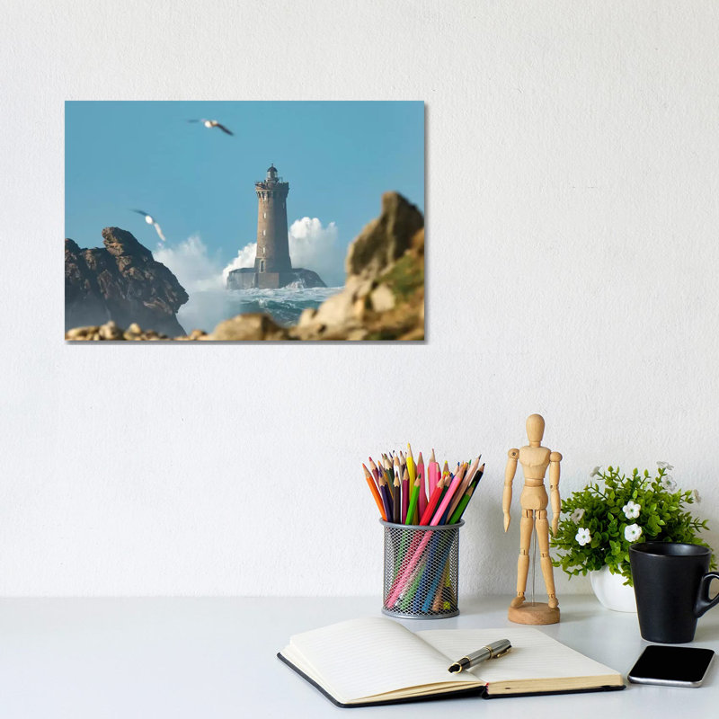 Windy Day In Brittany by Philippe Manguin - Wrapped Canvas Print, 20.32 cm H x 30.48 cm W