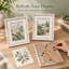 Ensemble de 2 cadres photo en bois blanc 5" x 7"-117482325