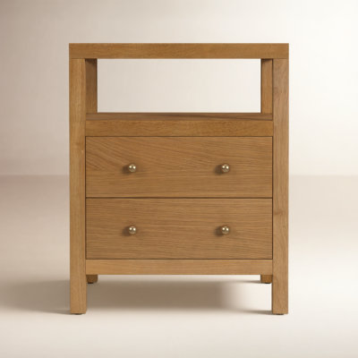 Celine 21" Acacia Nightstand