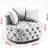 Black Velvet Living Room Accent - 40.6 In. Width Chair, Foam Filled Armchair For Interior Inches Wide,-599592815