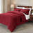 Superior Flannel Cotton Modern Classic Fuzzy Duvet Cover Set With Pillow Shams-952561510-1006340382