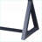 Charcoal Sophisticated Console Table with X-Shape Base, 1 Drawer for Small Essentials Storage