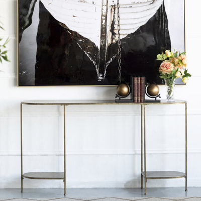 57'' Unfinished Console Table