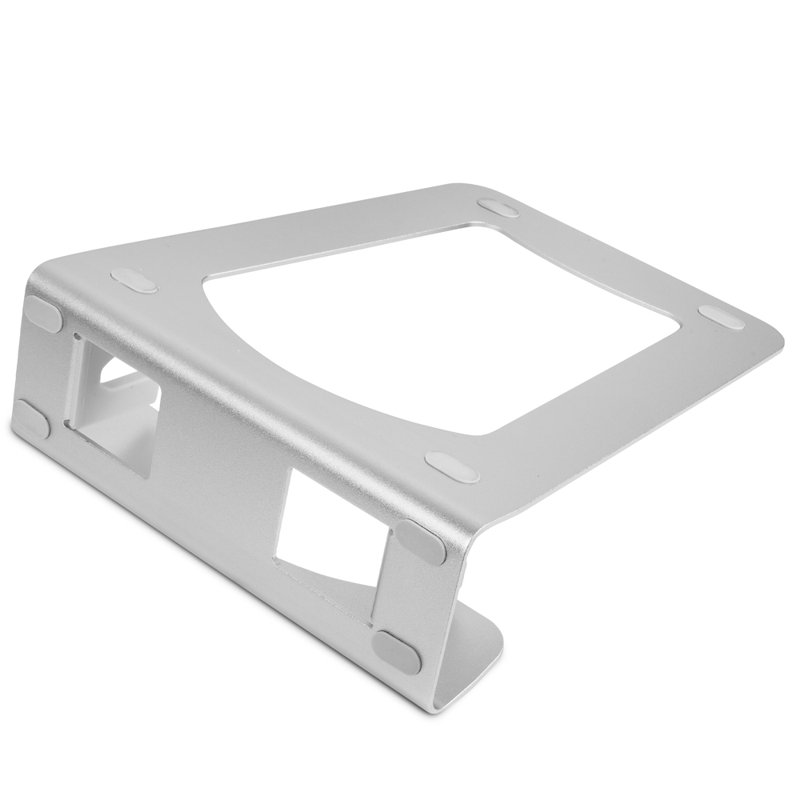 Mount-It! Vertical Laptop Stand - Aluminum Vertical Laptop Holder | 2 In 1 Laptop Riser For Desk | Vertical Macbook Stand For Macbook Air, Macbook Pro