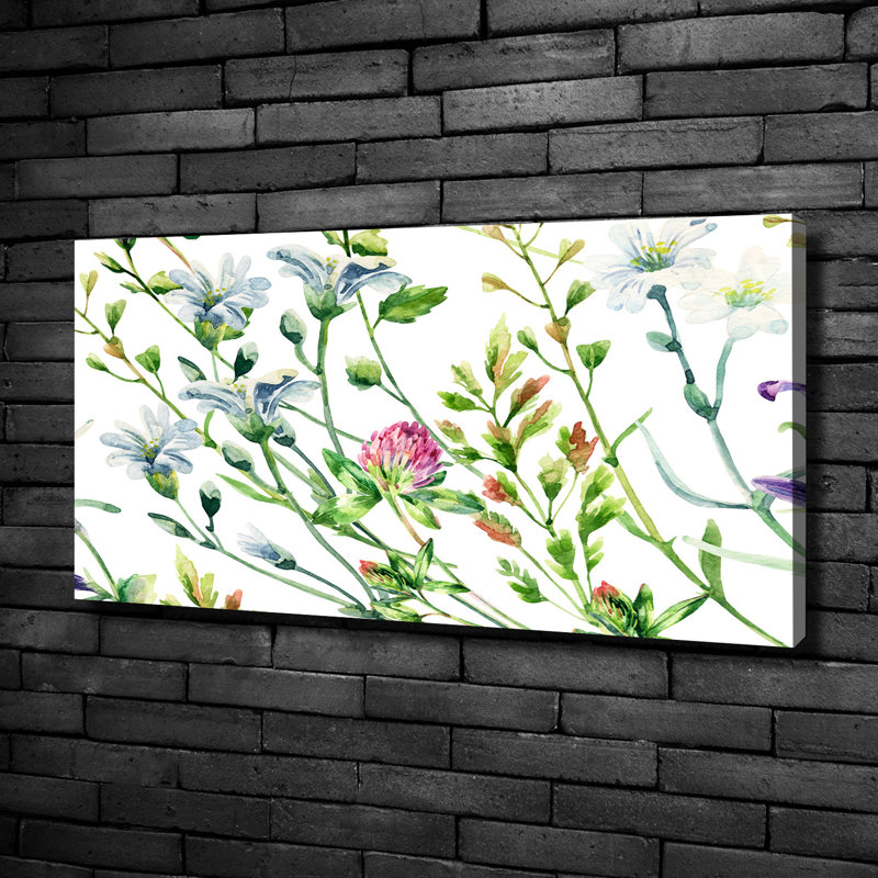 Wild Flowers - Wrapped Canvas Print
