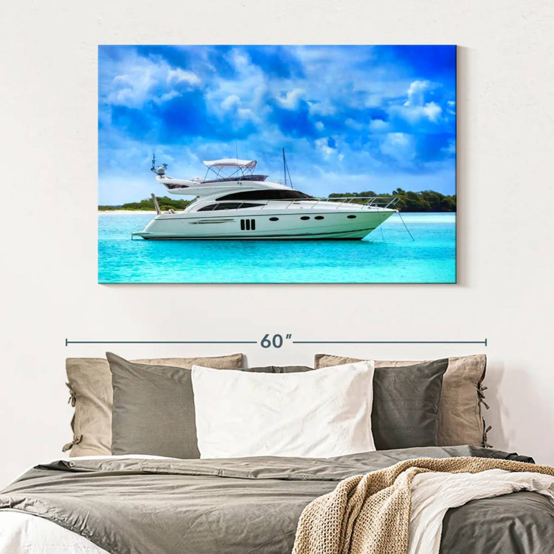 Mehar Caribbean Luxury Yacht, 34" H x 51" W