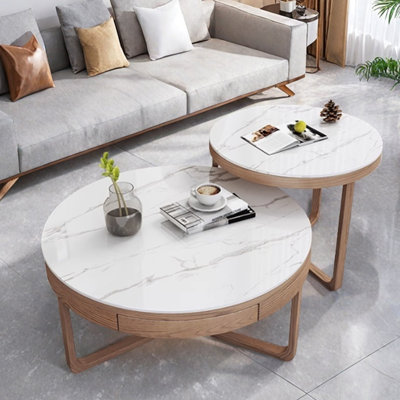 Ensemble de tables basses Design Sense Rock Plate