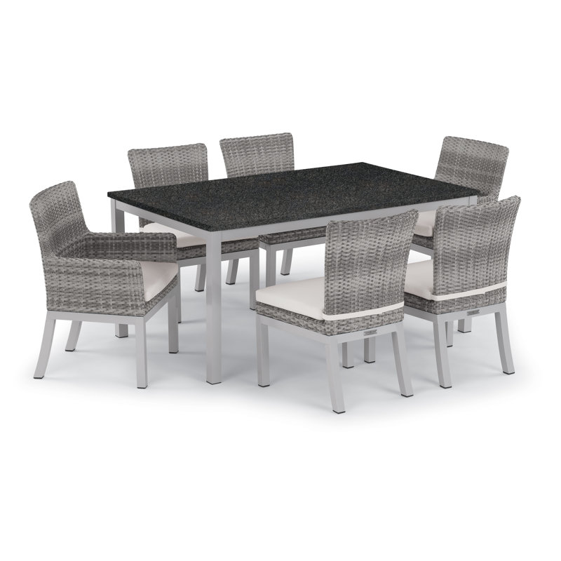 Argento Outdoor Dining Chair, Eggshell White