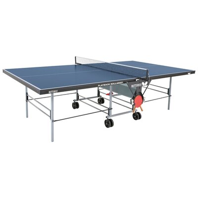 Butterfly Playback 19 Rollaway Regulation Size Foldable Indoor Table Tennis Table (19mm Thick) -  TPL19BL