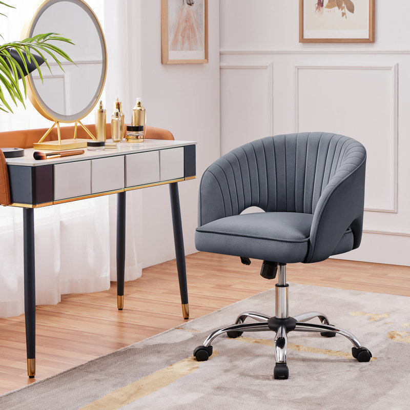 Fauteuil de bureau Eggers, Gris foncé