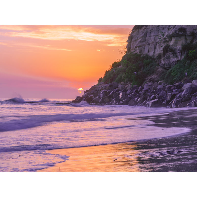 Sun Behind Clouds In Encinitas, California Print by Brian Mc Clean, Black Framed Paper, 17.25" H x 21.25" W
