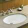 Caxton® Vitreous China Oval Undermount Bathroom Sink with Overflow