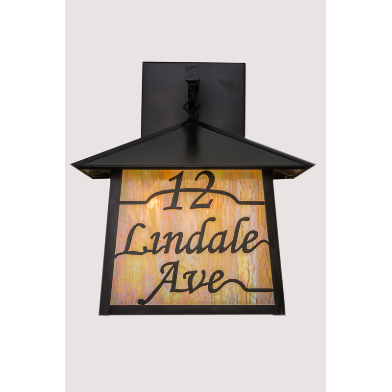 Personalized 3 - Light Armed Sconce
