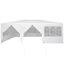 Tente de réception vidaXL 314,96 x 157,48 x 104,72 po en polyéthylène blanc-114017210-114017209