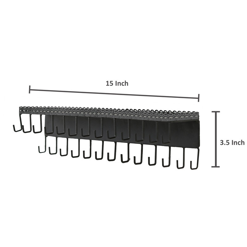 Lall Wall Mounted Jewellery Holder, Black