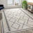 Campuzano Geometric Bohemian Shag Rug-861072714