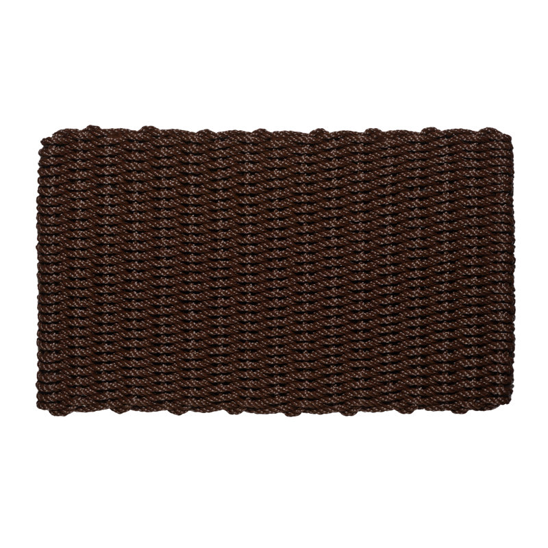Pilibbos Doormat, Rectangle 16" x 26", Brown