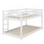 Lit superposé simple en bois d'hévéa durable muni d'une échelle-202012083