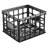 Sterilite Storage Crate, Stackable Plastic Bin Open Basket with Handles-95387938-95387940