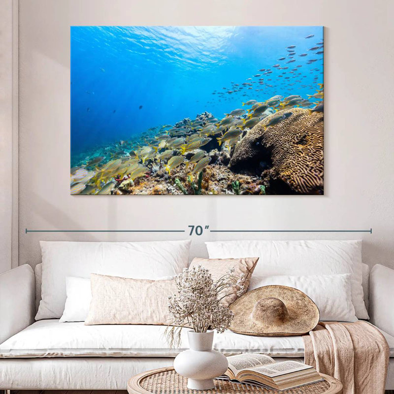 Aletra St. Lucia Ocean Life, 34" H x 51" W
