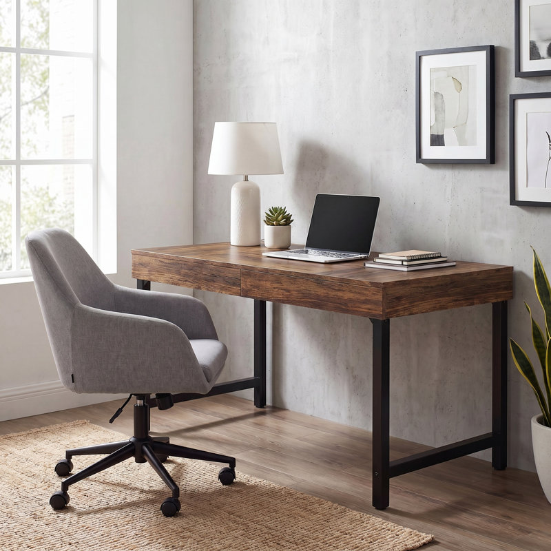 Table de travail 55 po, Walnut Brown
