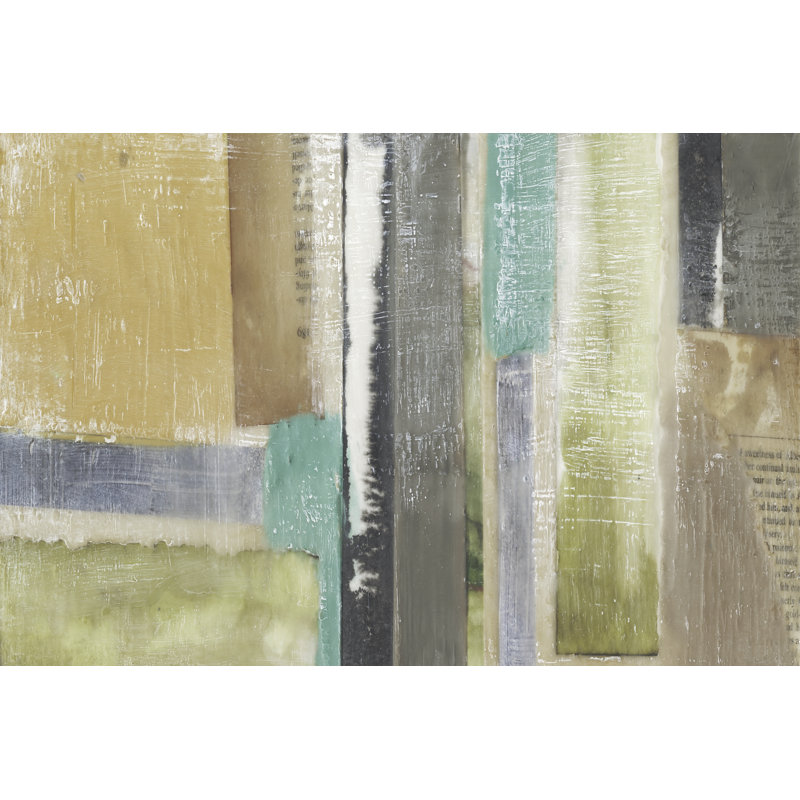 Window Plane I - Wrapped Canvas Painting, 46cm H x 30cm W x 3.8cm D