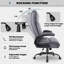 Grande et grande chaise de bureau avec accoudoirs rabattables-1385850366