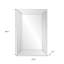 Miroir d'appoint sans cadre 39 "