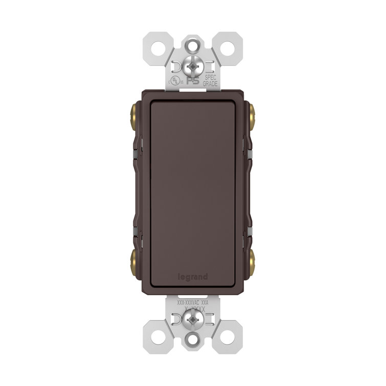 Radiant 15-Amp 4-Way Decorator Rocker Light Switch