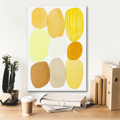 «Golden Sun Shimmers» par Simone Christen, art mural sur toile