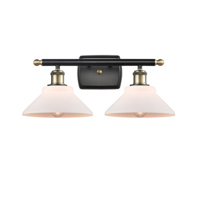 Éclairage pour salle de bain à intensité variable 2 lumières Newton St Loe