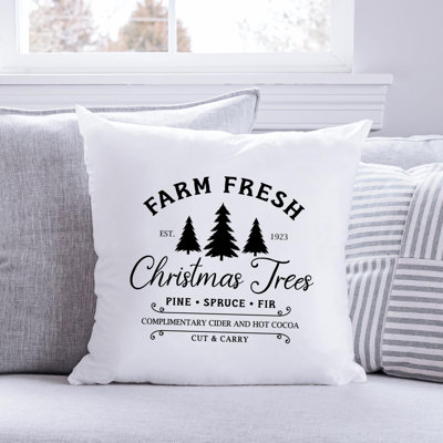Coussin en polyester Christmas_Noir-04