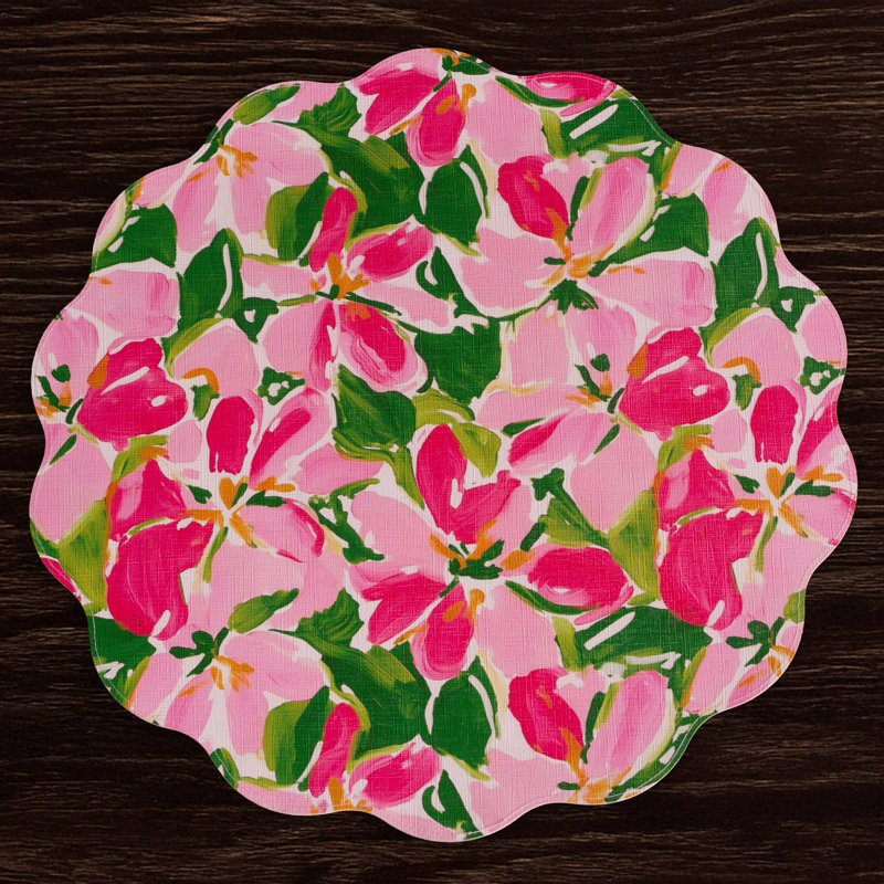 Vida Vinyl Round Placemats
