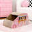 Cardboard Cat Scratcher, Donut Car Design, Cat House Cardboard with Scratching Pad for Indoor Cats
