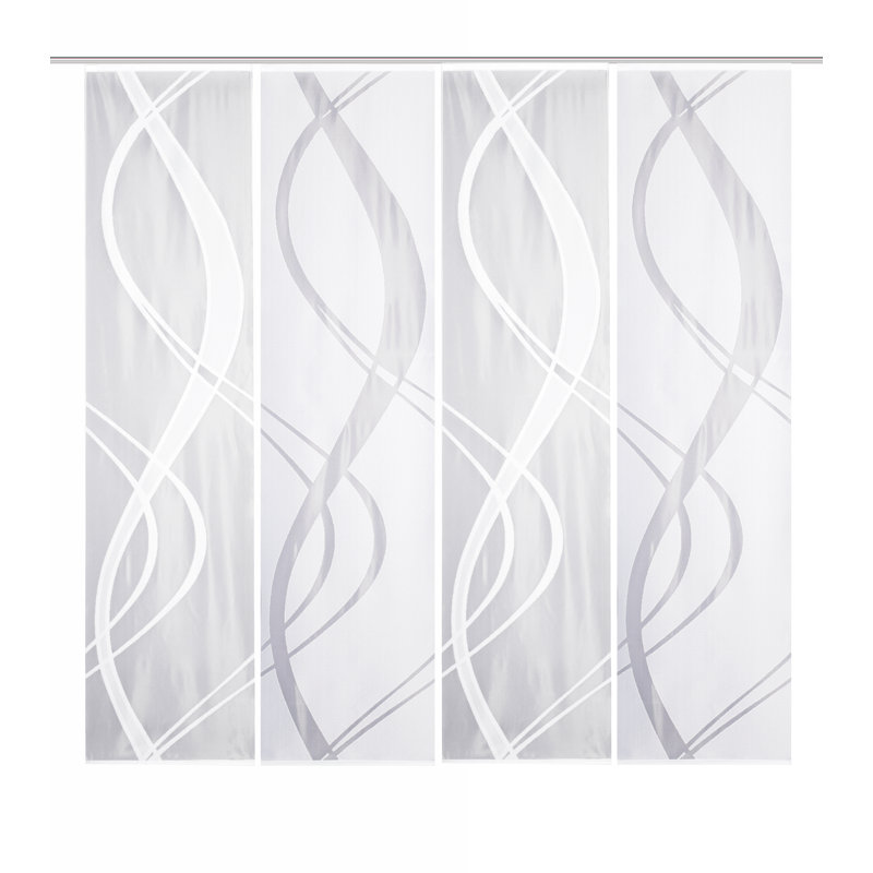Mccrae Semi Sheer Curtain Panel Pair, Width 57 x Drop 225 cm