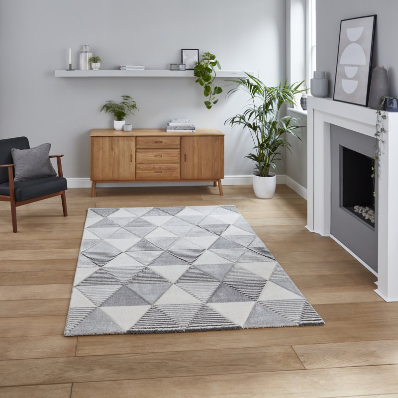 Stanway area rug Machine Woven Rectangle Grey/Beige, Rectangle 120 x 170cm