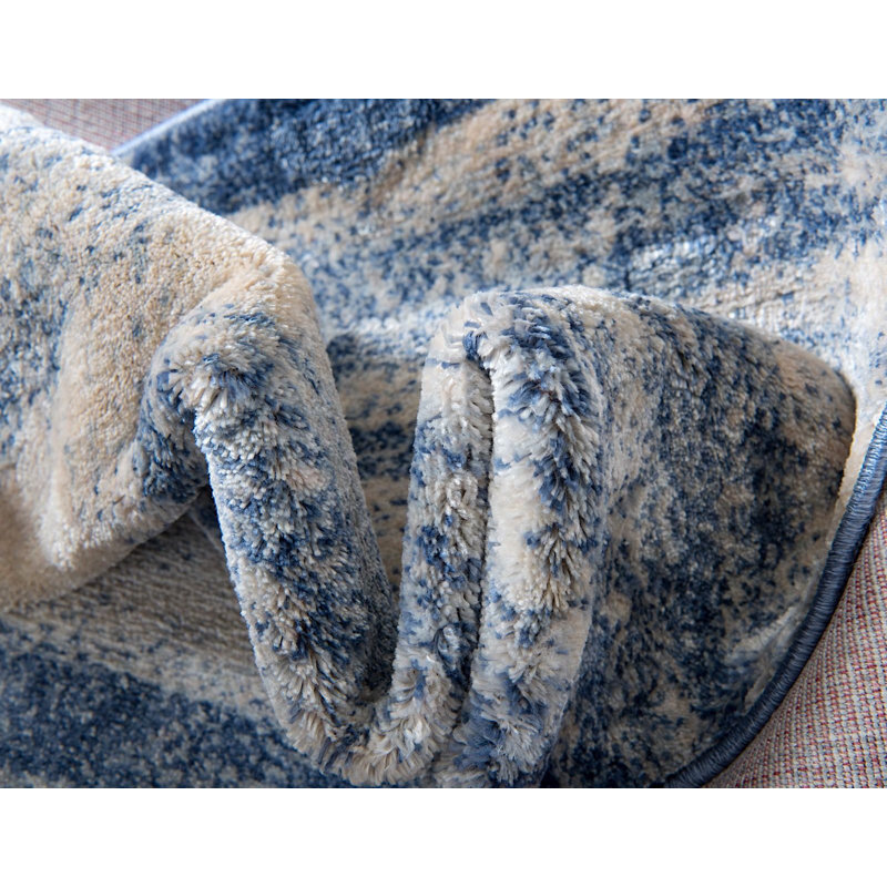 Aldana Abstract Indoor Rug, Round 8'