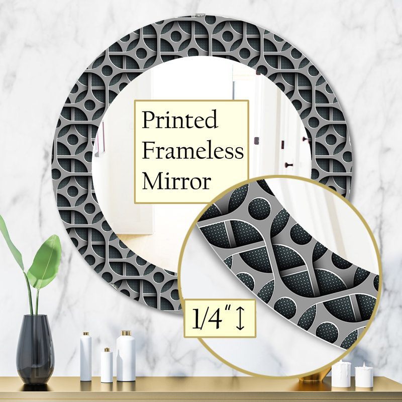 Miroir mural scandinave 19, H 31,5 po x l po