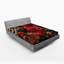 Drap-housse à imprimé léopard Ambesonne_ Dentelle rose romantique_ Brun sable et gris foncé-95977518