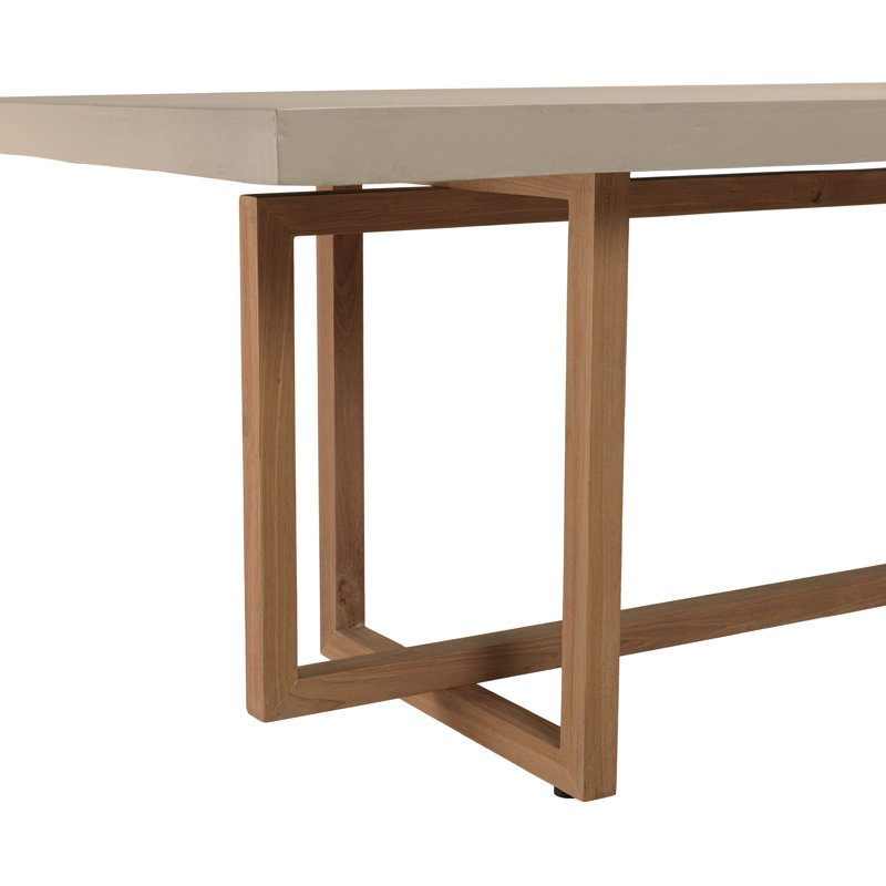 DAK Solid Wood Base Dining Table