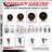 Temp Phenolic Wheel Swivel ½ Inch Threaded Stem Caster SCC