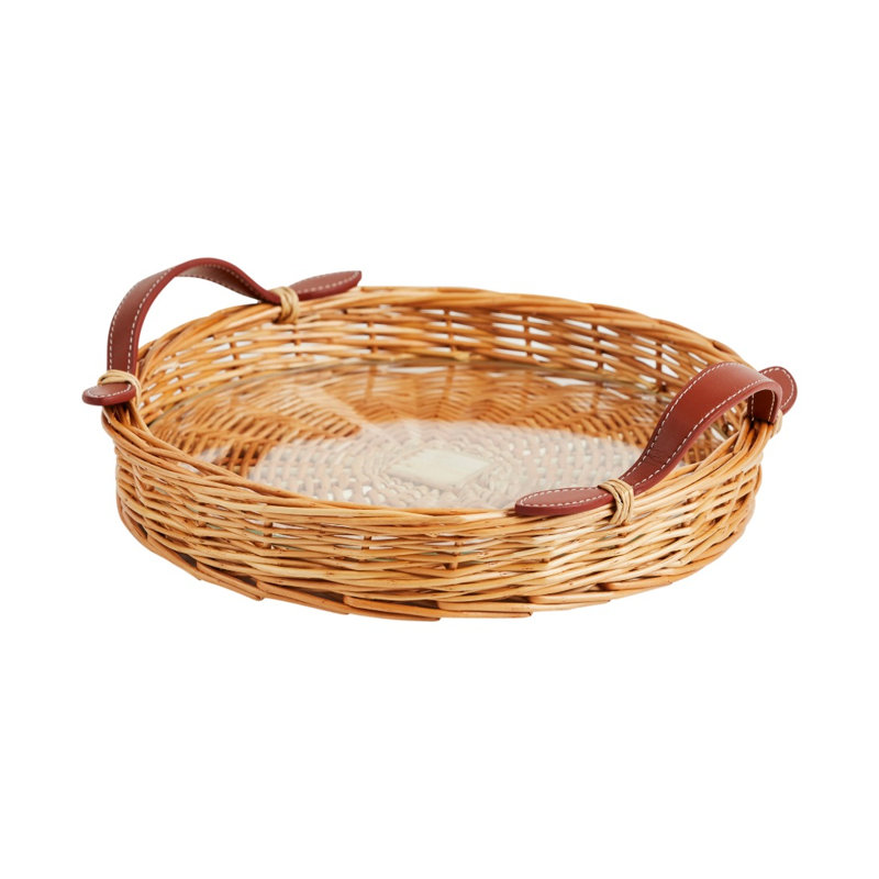 Amanda Lindroth Island Round Tray, 23"W x 23"D x 3.5"H