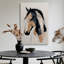 "Modern Modern Abstract Horse Portrait", reproduction d'art sur toile 30 x 20 pouces - décoration de salon-1108344940